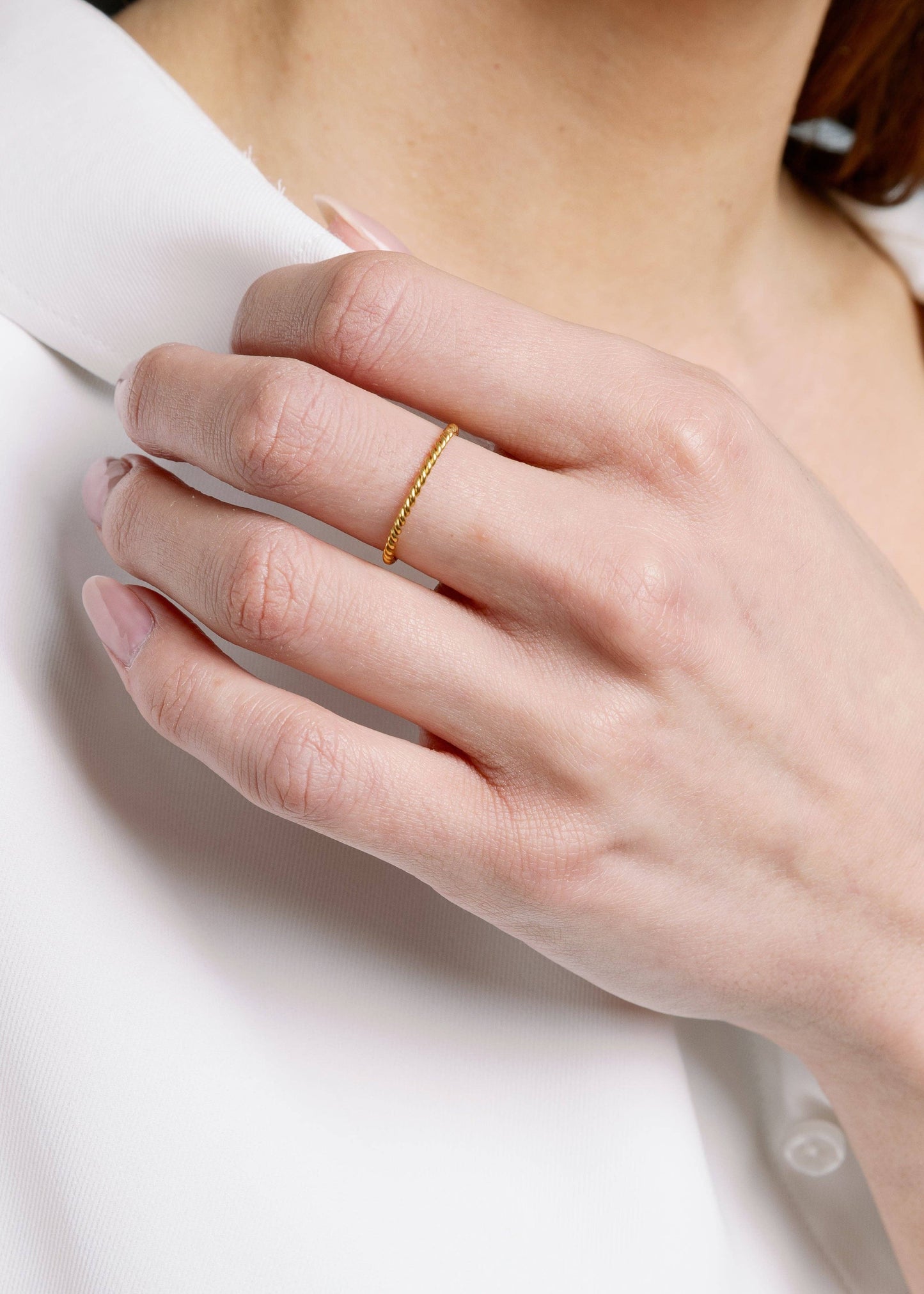 Gold Twist Ring