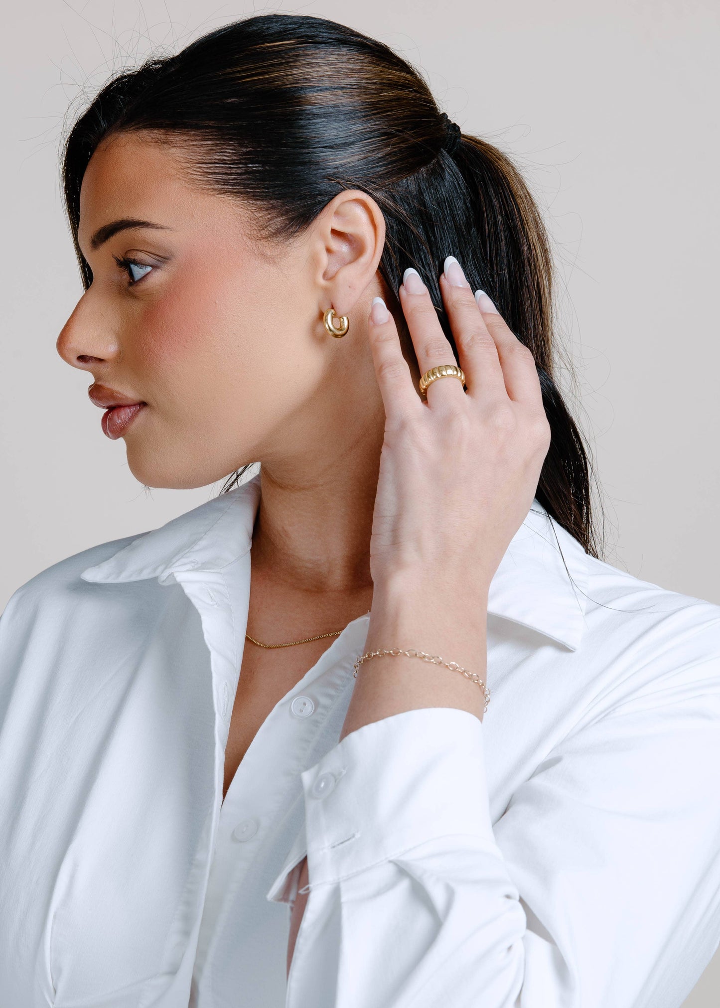 Classic Gold Hoop Earrings