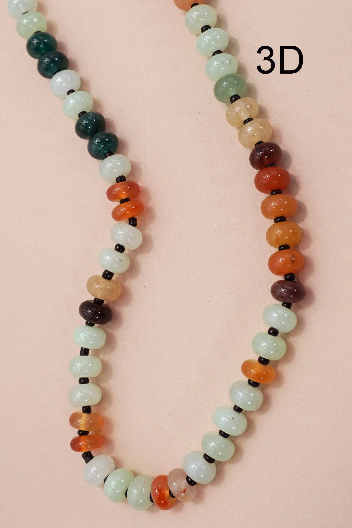 Mixed Glass Bead Necklace