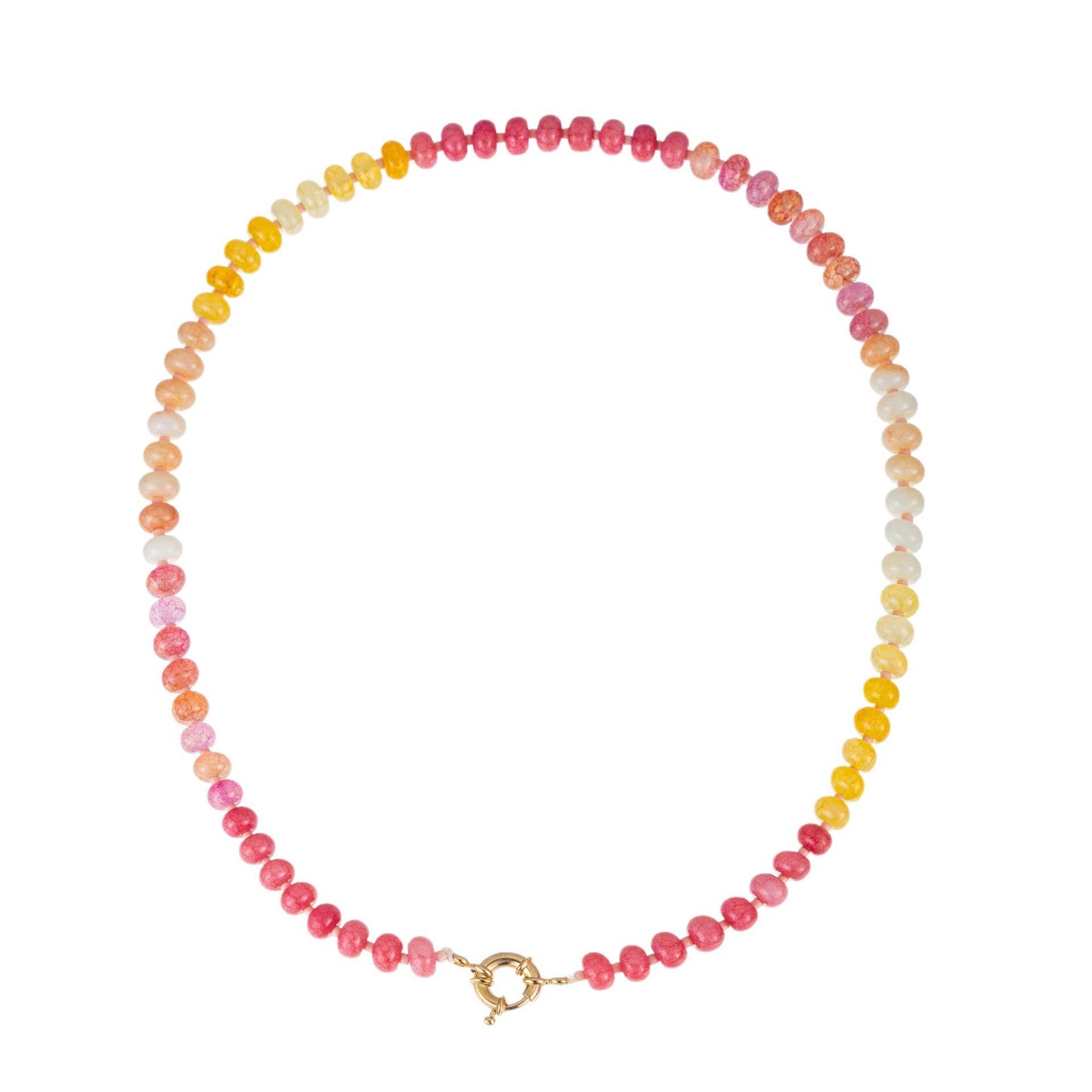 Stone Mixed Beaded Necklace