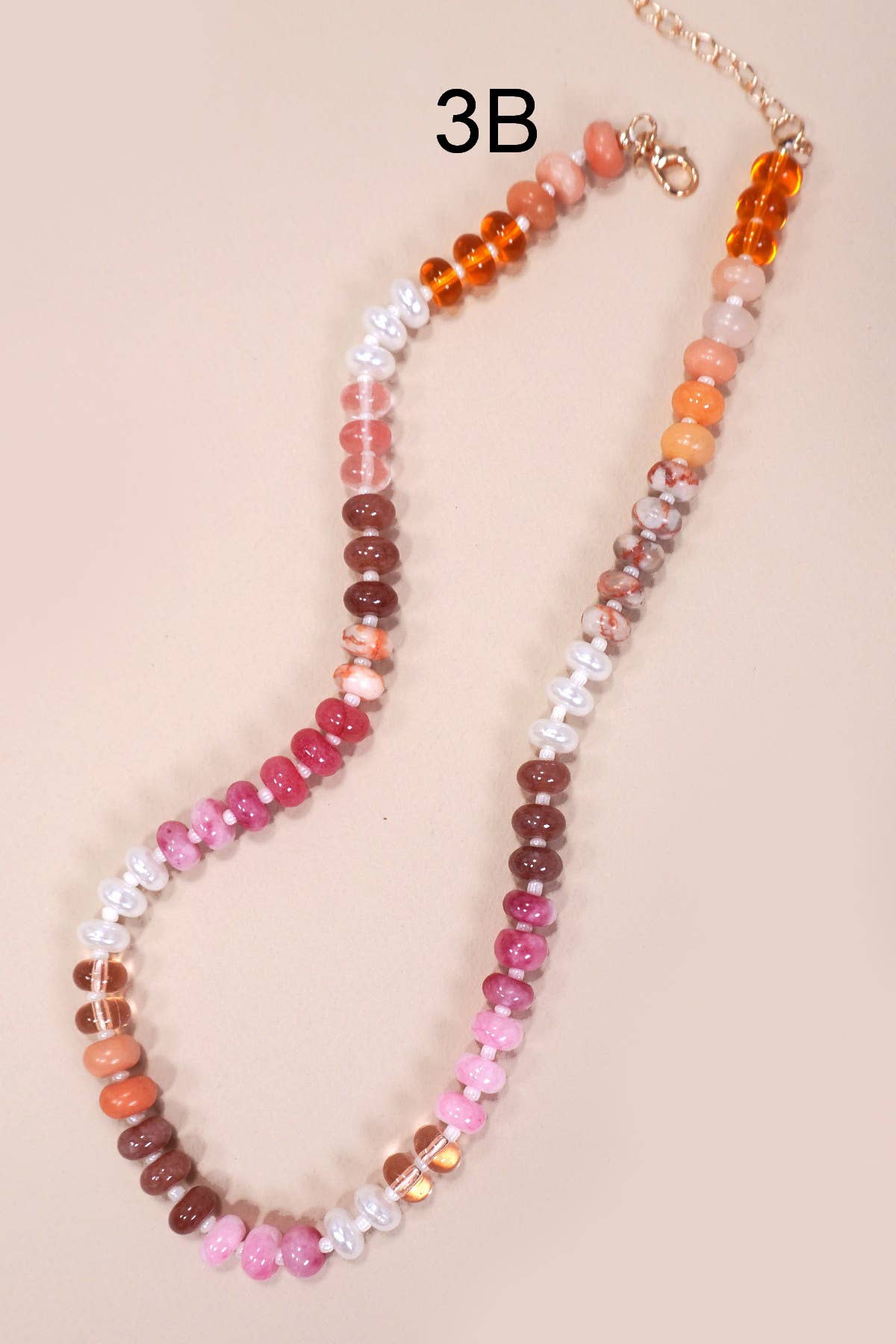 Mixed Glass Bead Necklace